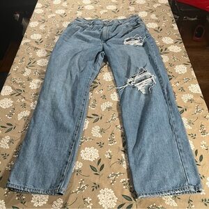 Levi's Women's '94 Baggy Distressed Straight Jeans Size 32x31 Y2K Hip Hop